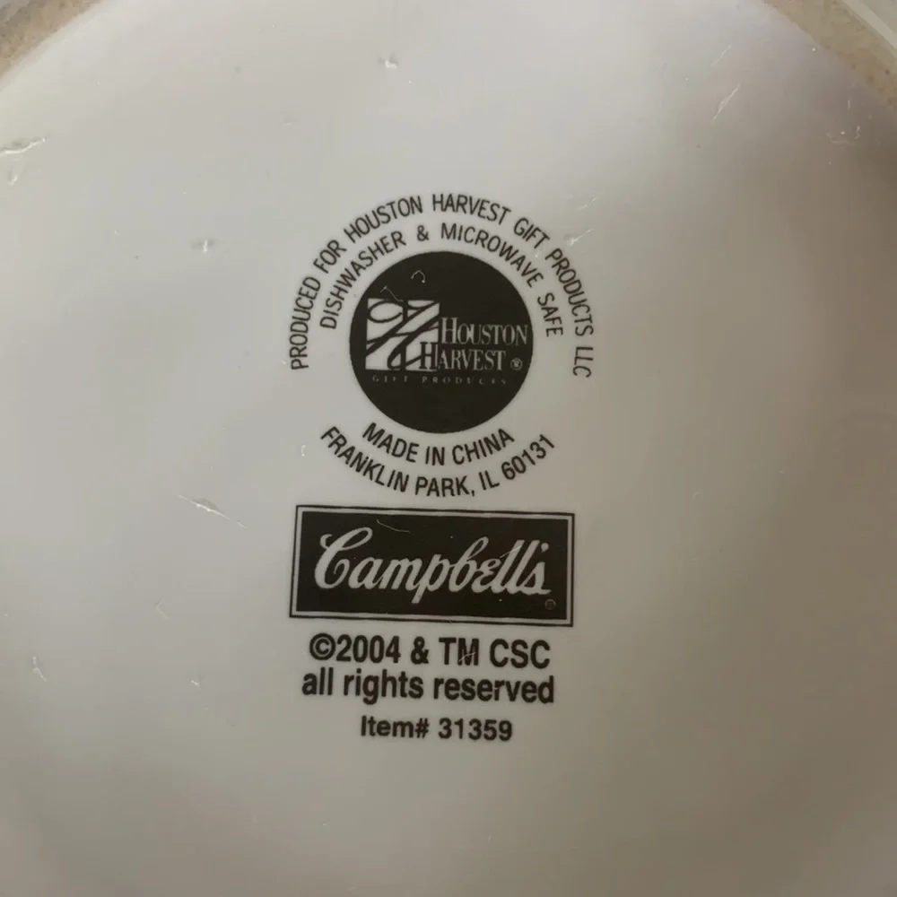 Vintage Campbell’s Soup Kids Cup/Mug, set of three